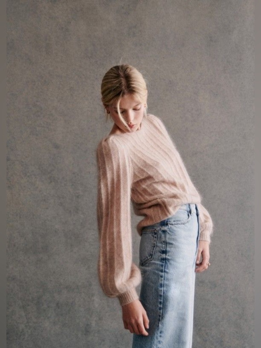 *nwt* Sezane Aretha Mohair Blend Sweater